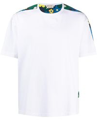 Marni - Camiseta con motivo floral en la espalda - Lyst