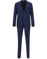 Manuel Ritz - Wool Single-Breasted Suit - Lyst