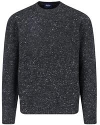 Drumohr - Flecked-Knit Crew-Neck Sweater - Lyst