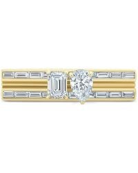 Loraida - Blade Emerald- And Pear-Shaped Diamond Ring - Lyst