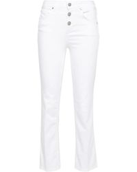 Liu Jo - High-Waisted Cropped Jeans - Lyst