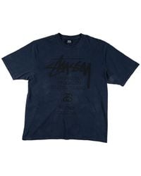 Stussy - New York World Tour T-Shirt - Lyst