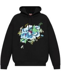KENZO - Cotton Hoodie - Lyst