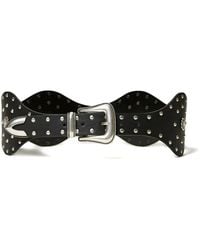 Twinset - Stud-Embellished Wave Belt - Lyst