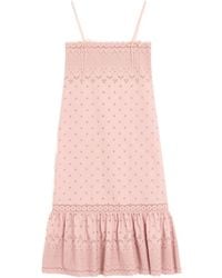 Valentino Garavani - Midi Ruffled Dress - Lyst