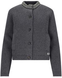 Gucci - Wool Cardigan - Lyst