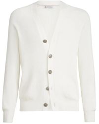 Brunello Cucinelli - English Ribgebreid Vest - Lyst
