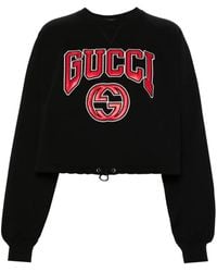 Gucci - Sweater Met Geborduurd Logo - Lyst