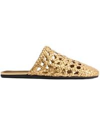 Giuseppe Zanotti - Woven Cage Slippers - Lyst