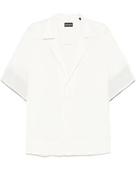 Emporio Armani - Virgin Wool Shirt - Lyst