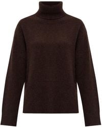 Samsøe & Samsøe - Roll-Neck Panelled Sweater - Lyst