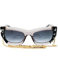 Missoni - Cat-Eye Frame Chain-Link Sunglasses - Lyst