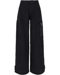 Ami Paris - Pantalones rectos estilo cargo - Lyst