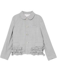 Comme des Garçons - Bow-Design Ruffled Jacket - Lyst