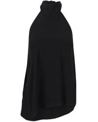 FEDERICA TOSI - Tie Neck Top - Lyst