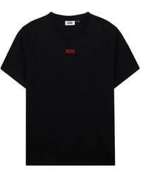 Gcds - T-Shirt En Coton À Détail De Logo - Lyst