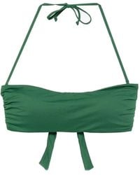 Fisico - Ruched-Detail Halterneck Bikini Top - Lyst
