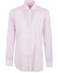Barba Napoli - Striped-pattern Cotton Shirt - Lyst