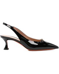 Santoni - Point-Toe Slingback Pumps - Lyst