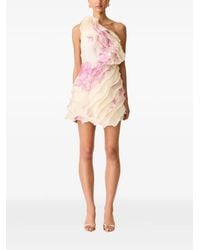 Elliatt - Rova Floral-Print Ruffled Mini Dress - Lyst