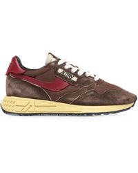 Autry - Reelwind Logo-Patch Panelled Sneakers - Lyst