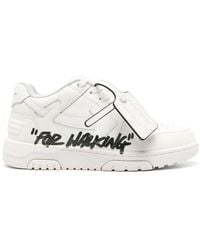 Off-White c/o Virgil Abloh - Out Of Office "for Walking" Leren Sneakers - Lyst