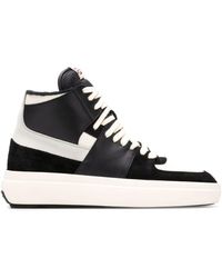 Represent High-Top-Sneakers mit Colour-Block-Optik - Schwarz