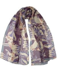 Elizabetta - Delfina Floral-Print Scarf - Lyst