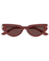 McQueen - Cat-Eye Frame Sunglasses - Lyst