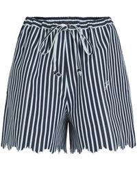 Patou - Striped Drawstring Shorts - Lyst