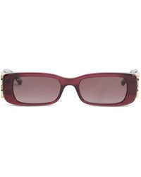 Balenciaga - Dynasty Rectangle-Frame Sunglasses - Lyst