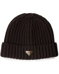 Prada - Wool Beanie - Lyst