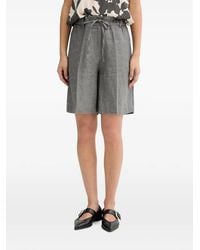 Marc O' Polo - Belted Pleated Shorts - Lyst