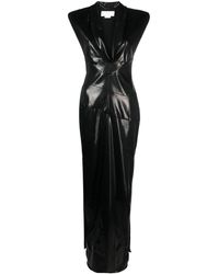 Genny - Kleid mit tiefem V-Ausschnitt - Lyst