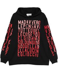 MSGM - Sudadera Con Capucha Y Estampado Gráfico - Lyst