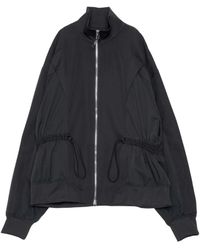 Yoshio Kubo - Drawstring-Waist Panelled Sweatshirt - Lyst