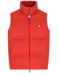 Moncler - X A$Ap Rocky High-Neck Logo-Patch Gilet - Lyst