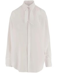 Sa Su Phi - Camisa Con Botones Y Lazo En El Cuello - Lyst