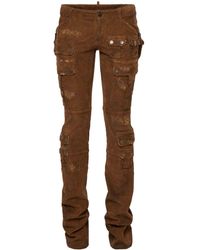 DSquared² - Low-rise Corduroy Skinny Trousers - Lyst