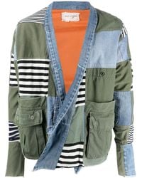 Greg Lauren - Chaqueta Con Diseño Patchwork - Lyst