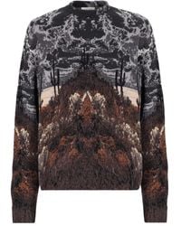 Laneus - Trui Met Jacquard - Lyst