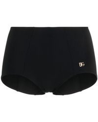Dolce & Gabbana - Pantalones cortos de bikini con placa del logo - Lyst