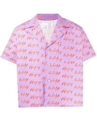 Natasha Zinko - スローガン ショートスリーブ シャツ - Lyst