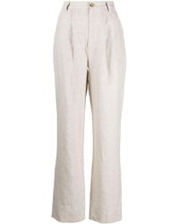 Reformation - Mason Wide-leg Linen Trousers - Lyst
