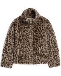 Apparis - Brooks Leopard-Print Faux-Fur Jacket - Lyst