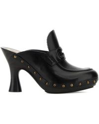 Burberry - Mules con tacón de 100 mm - Lyst