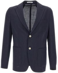 Eleventy - Blazer Met Enkele Rij Knopen - Lyst