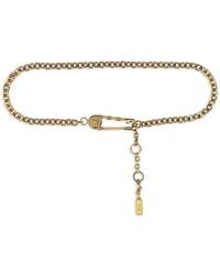 Versace - Safety Pin Kettengürtel - Lyst