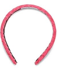 Moschino - Logo-Jacquard Velvet-Effect Headband - Lyst
