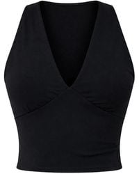 Reformation - Bowie V-Neck Knit Top - Lyst